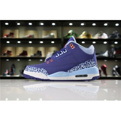 Nike Bayan Air Jordan 3 Gs Mor / Koyu Mor / Basketbol Ayakkabısı Türkiye - OA4WUNAC